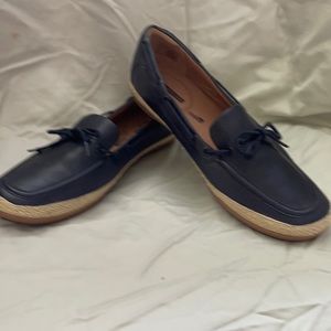 Clarks Shoes Navy Blue 81/2 W